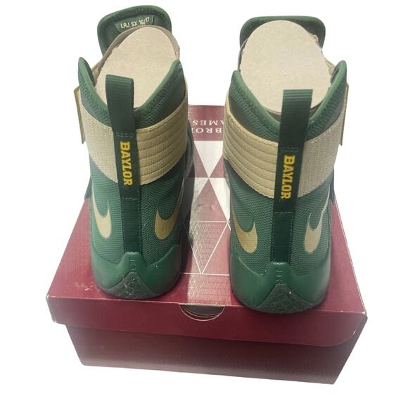 Nike Zoom Lebron Soldier 10 Men’s Size 13 - NCAA BASKETBALL Baylor university BU - Picture 4 of 7